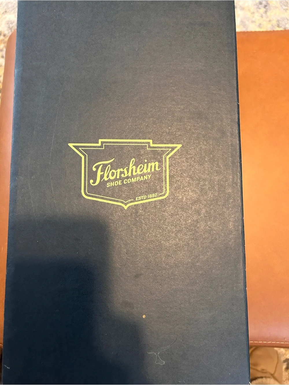 Florsheim Black Cap-Toe Leather Derbys